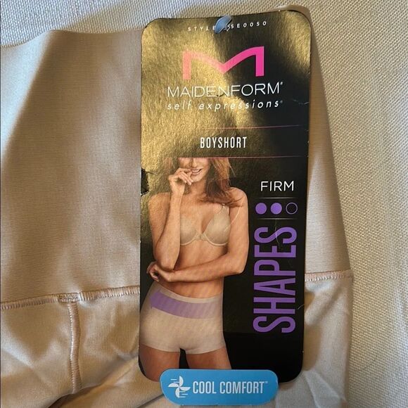 Maidenform Tan Shapewear High-Waisted Briefs - Picture 3 of 5